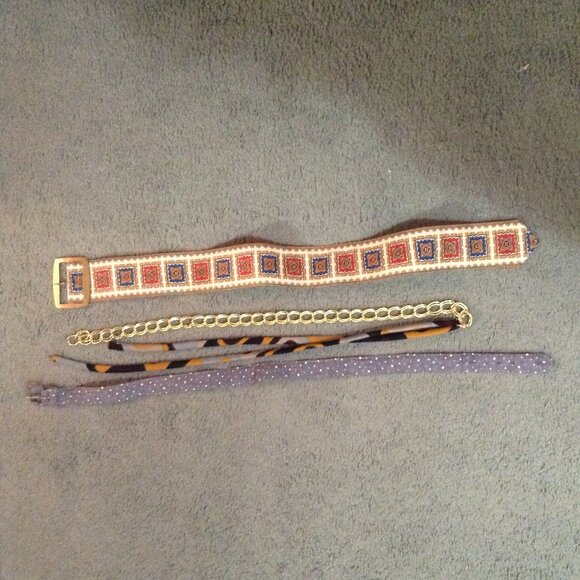 Vintage Accessories - Lot of 3 Vintage Belts, 1950s-1970s, '50s-'70s